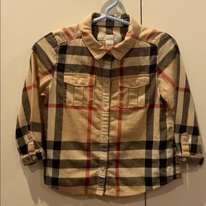 Authentic Burberry Classic infant button down
